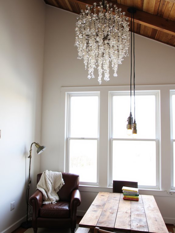 mixing modern and rustic