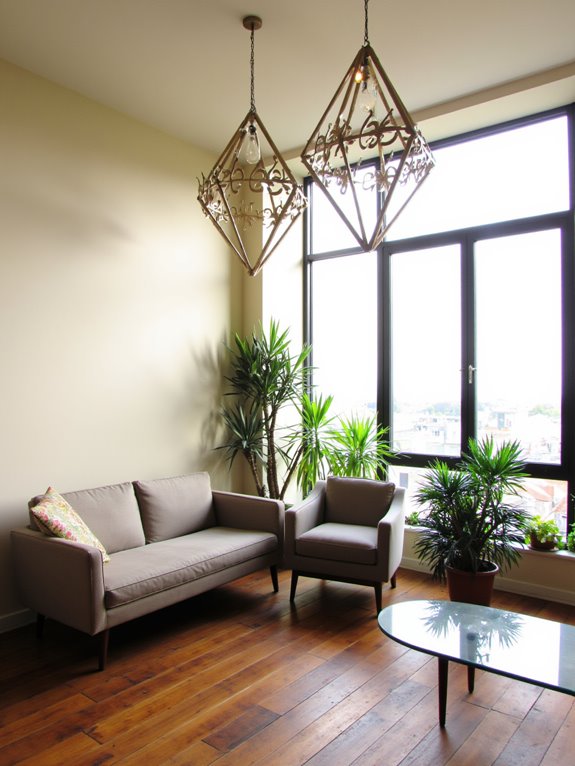 modern geometric lighting elegance