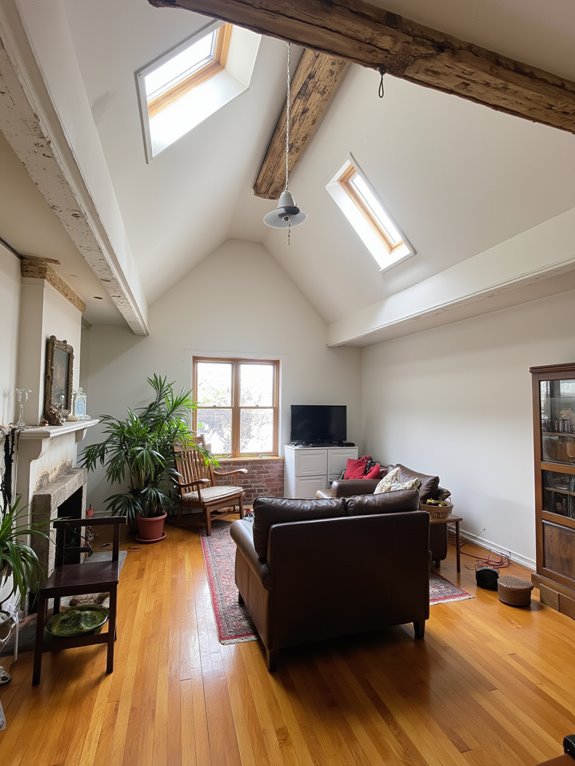 natural light with skylights