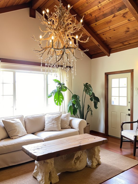 nature inspired ceiling lighting