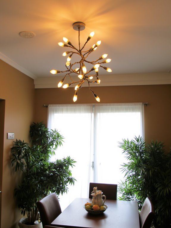 nature inspired ceiling lighting