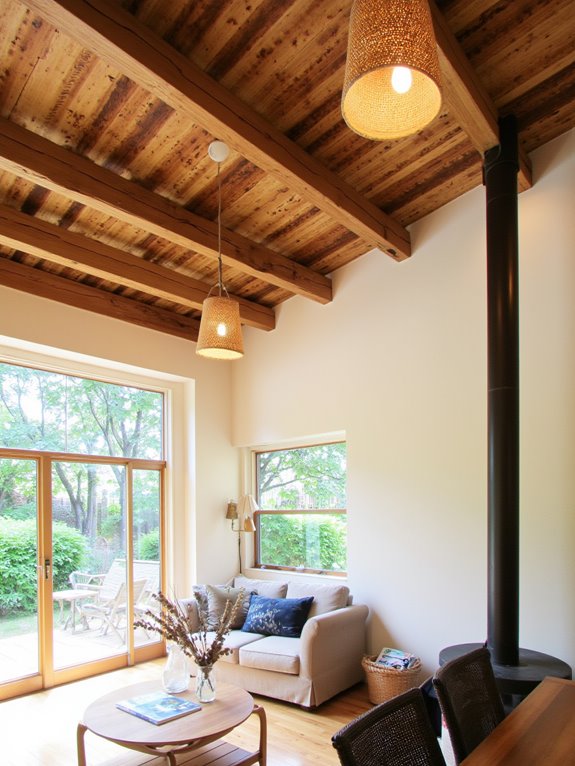 nature inspired wooden lighting