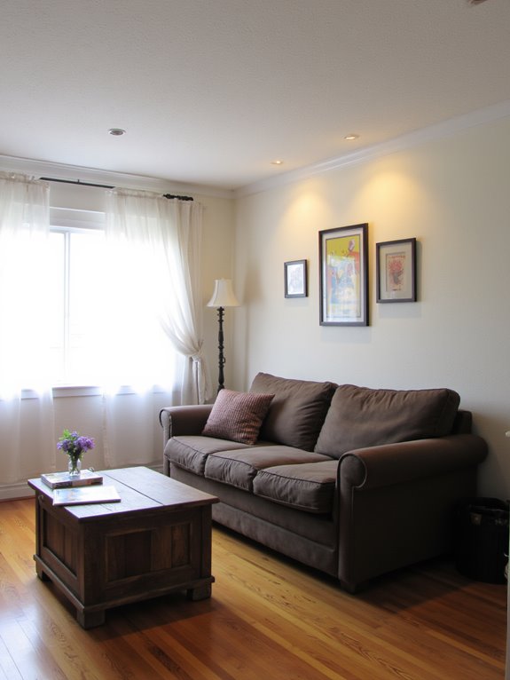 recessed lighting enhances ambiance