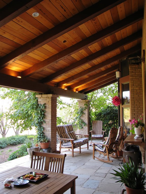 recessed lighting enhances ambiance