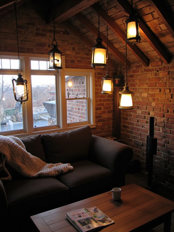 rustic lanterns for ambiance