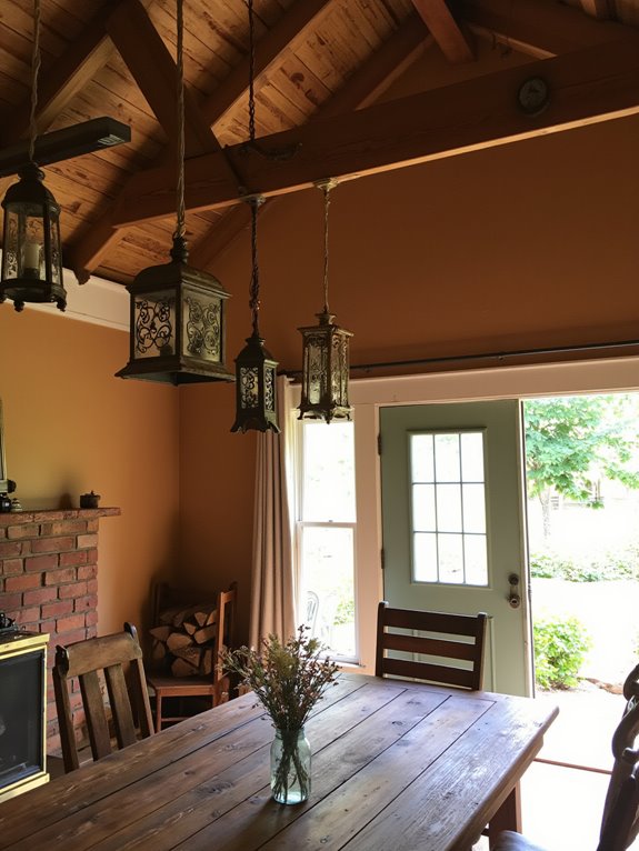 rustic warmth and charm