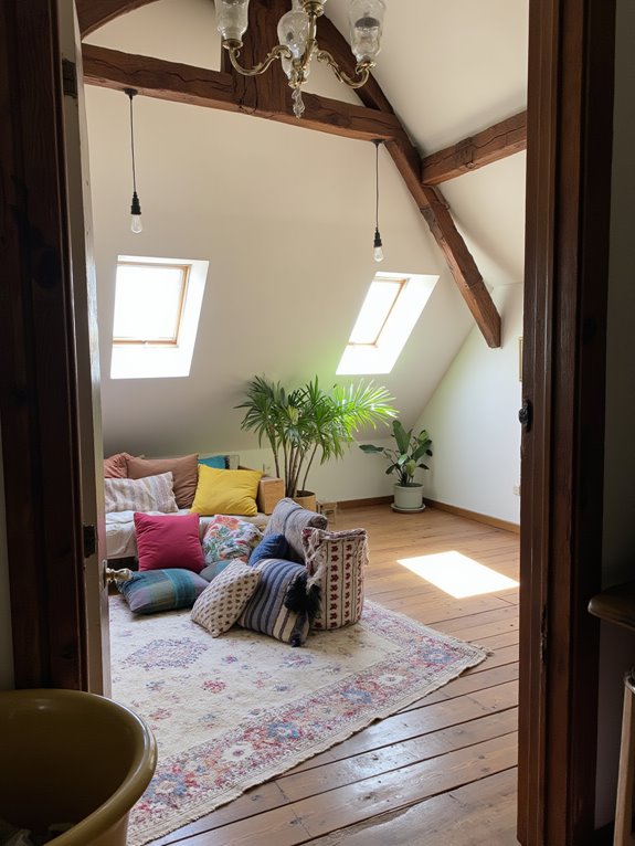 skylights enhance natural light