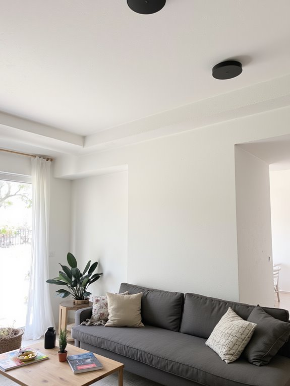 sleek minimalist flush mounts