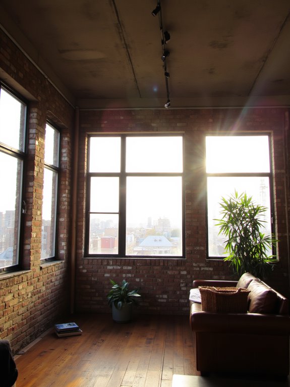 sleek minimalist track lighting