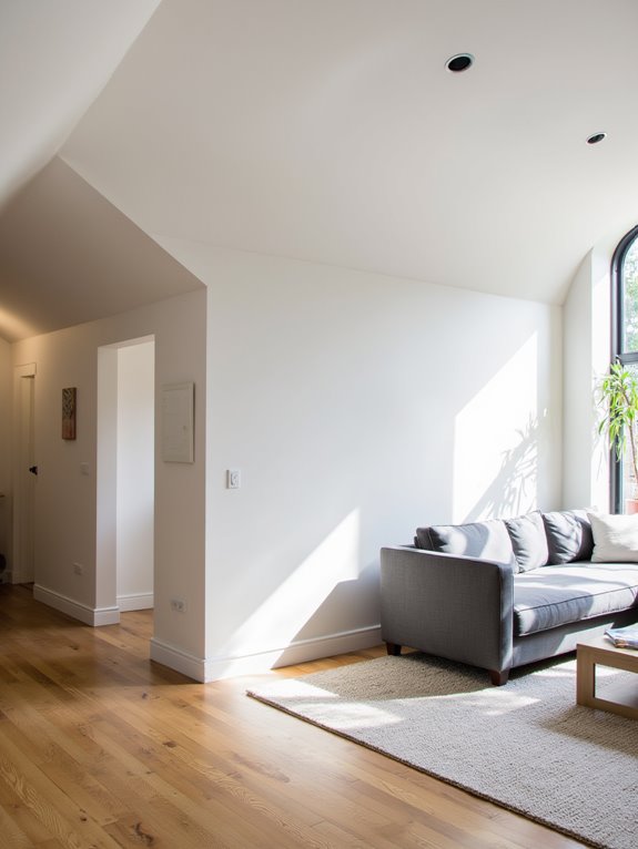 sleek modern unobtrusive lighting