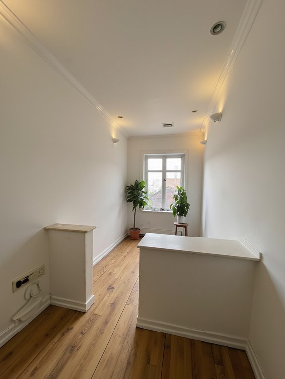 sleek recessed lighting installation