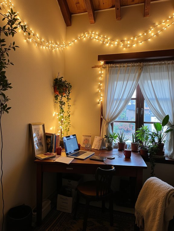 stylish ceiling rope lighting