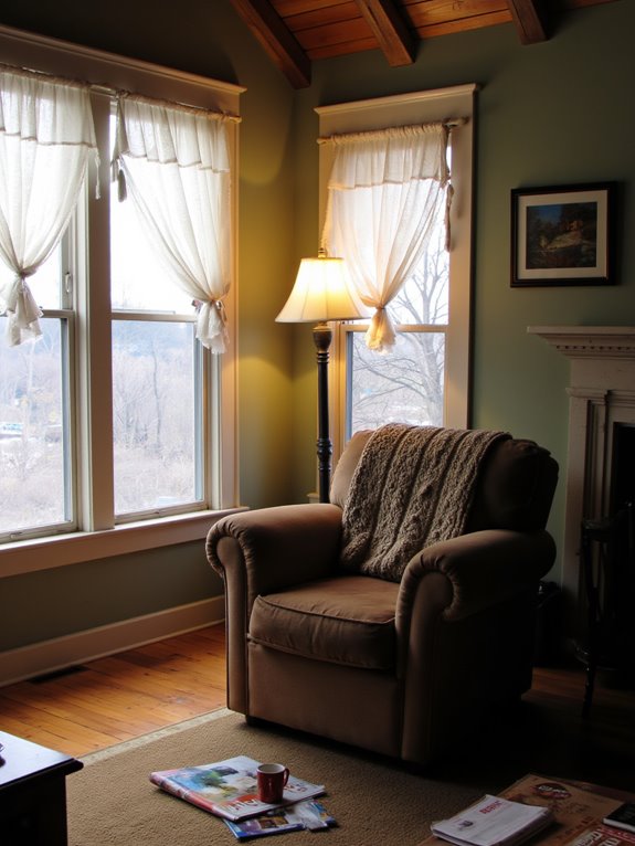 stylish floor lamps enhance warmth