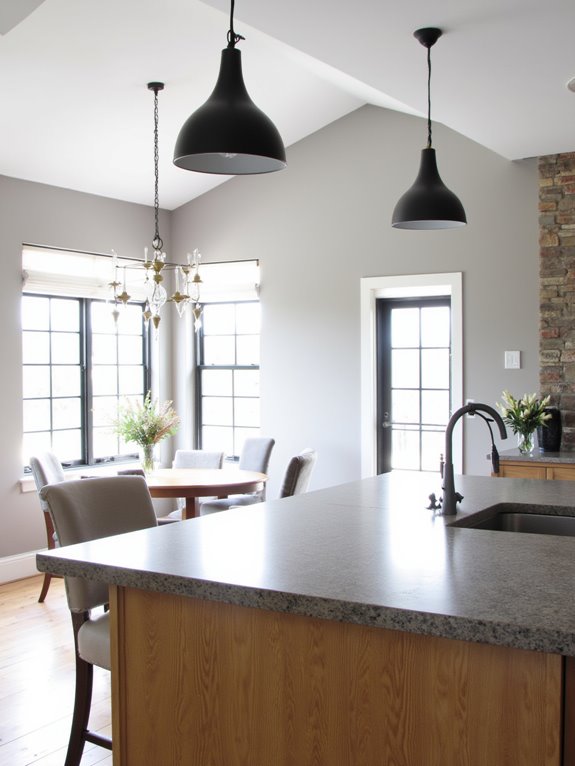 stylish focal point lighting