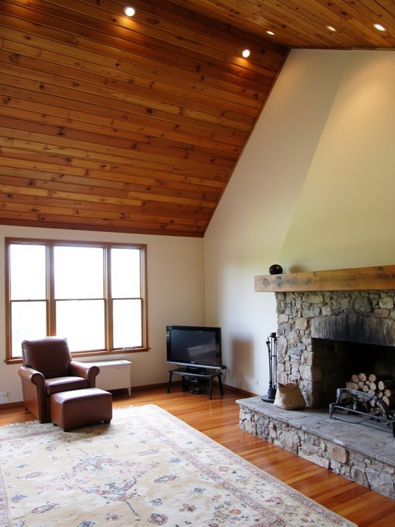 subtle ambiance with recessed lighting