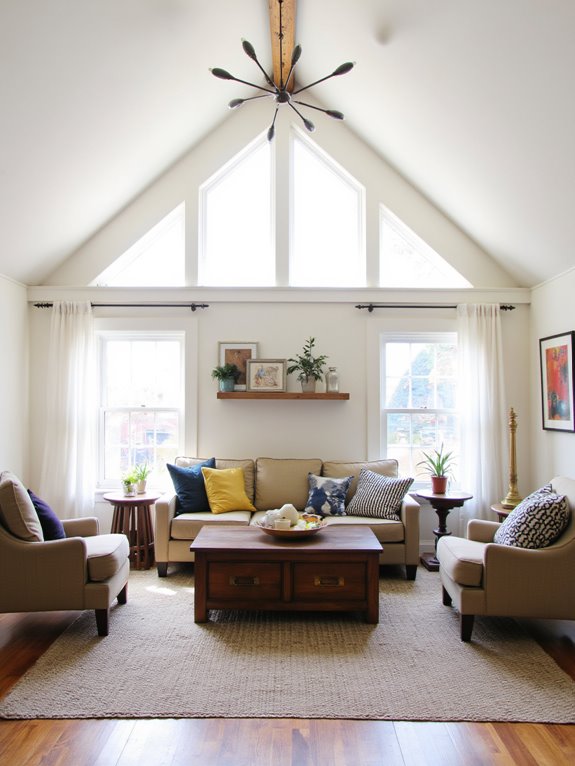 symmetrical lighting enhances aesthetics