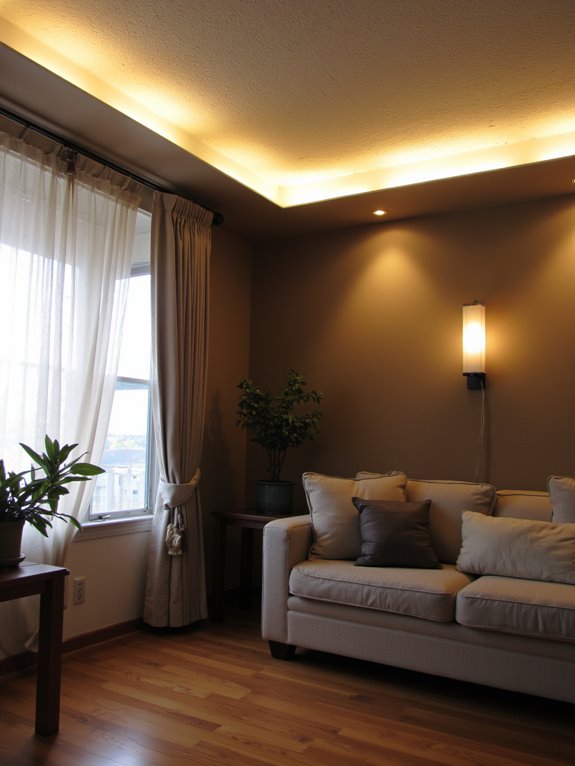 transformative ceiling strip lighting