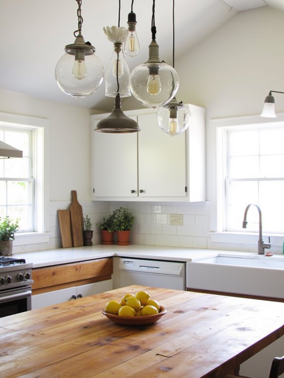 unique pendant lighting arrangements