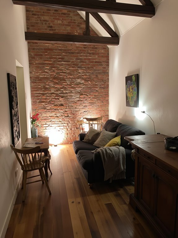 uplighting enhances architectural features