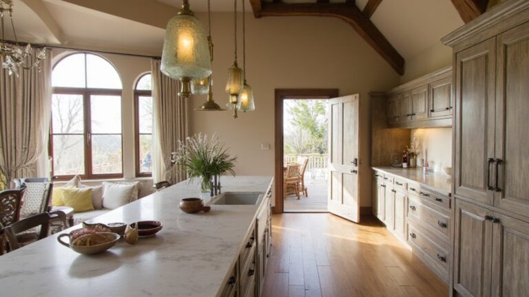 vaulted ceiling kitchen lighting