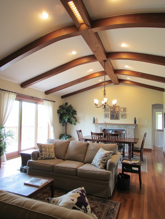 vaulted ceiling lighting tips