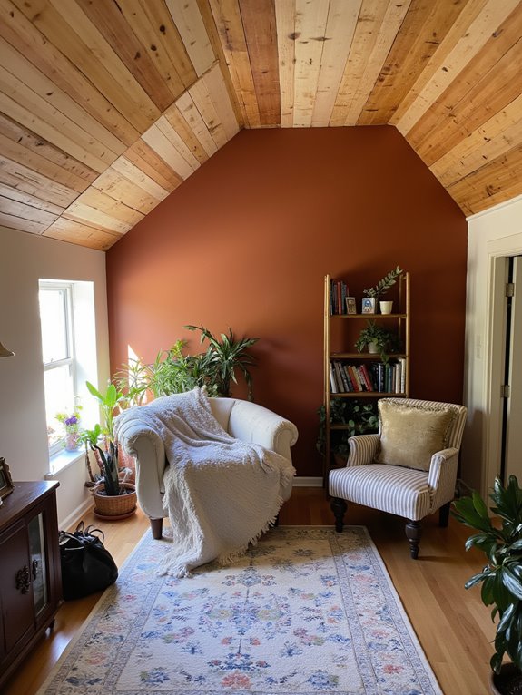 vertical stripes create height