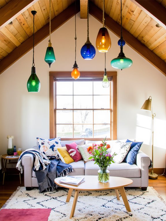 vibrant focal point lighting