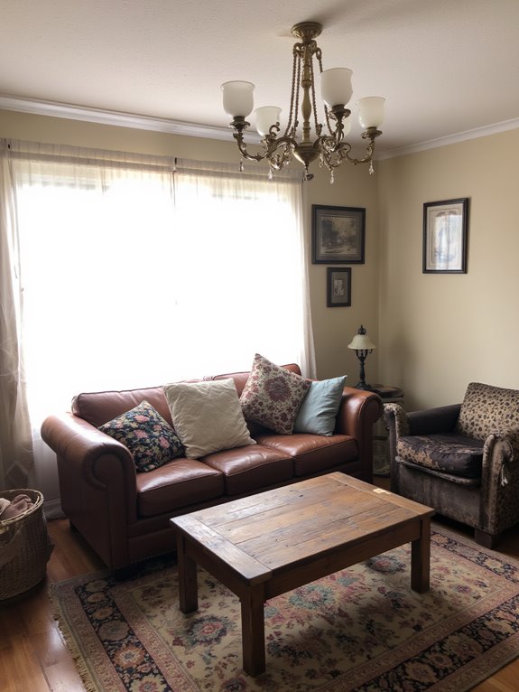 vintage fixtures for warmth