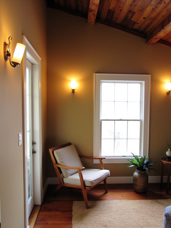 wall sconces enhance ambiance