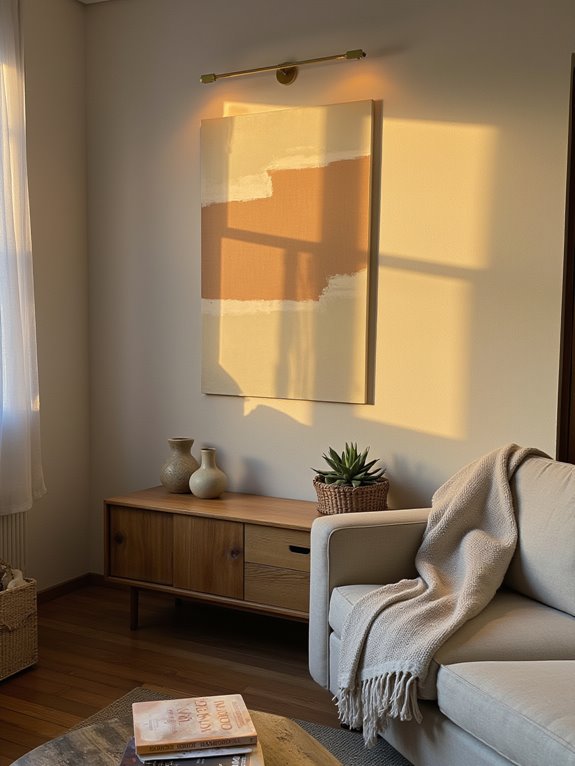 accent lighting for artwork