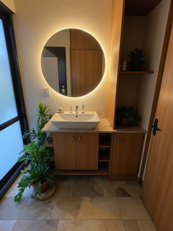 adjustable mood lighting options