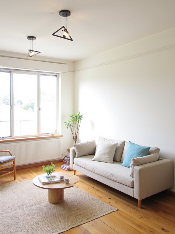 bold geometric ceiling fixtures