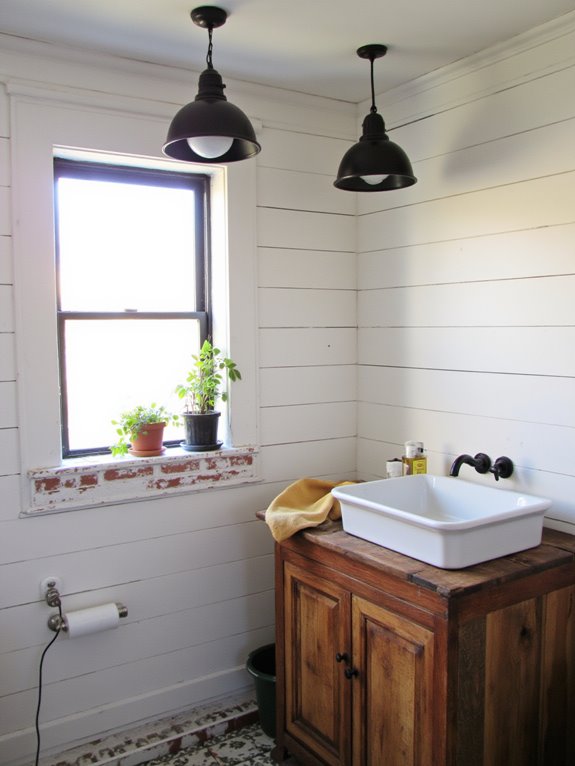 bold metal lighting statement