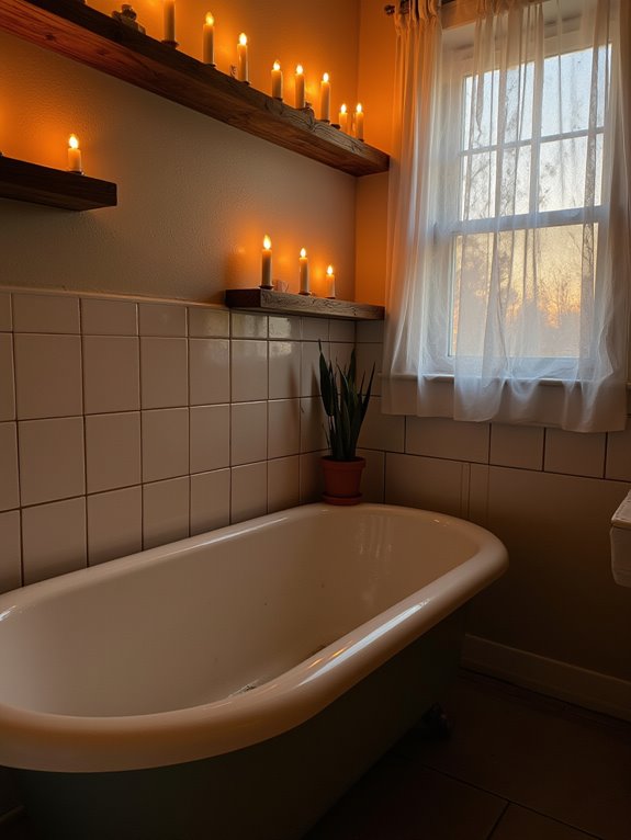 candle inspired romantic ambiance