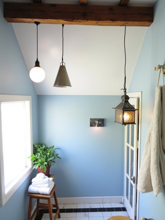 choosing bathroom pendant lighting