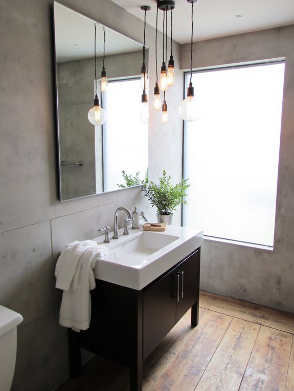 clustered pendant lighting arrangement