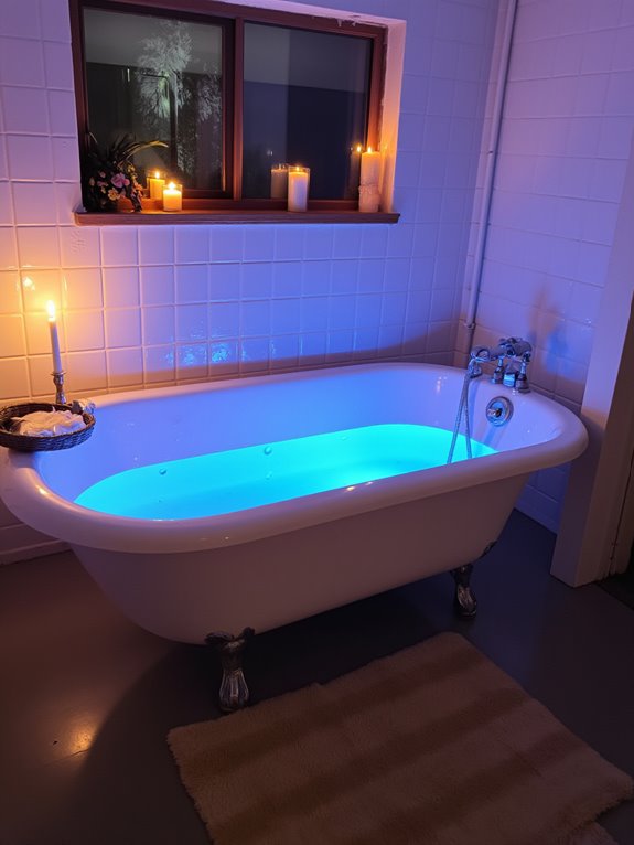 colored lighting transforms ambiance