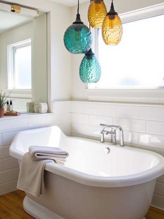 colorful pendant lights uplift