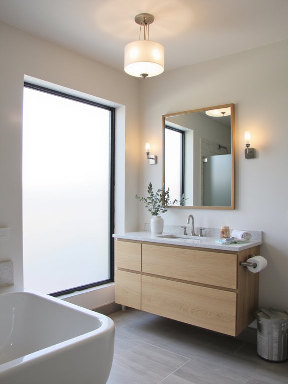 coordinated lighting and decor