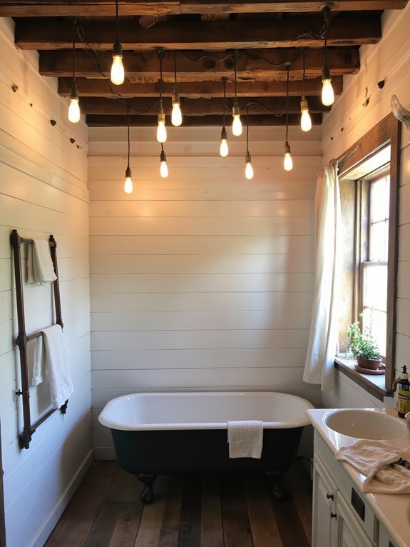 cozy rustic farmhouse lighting