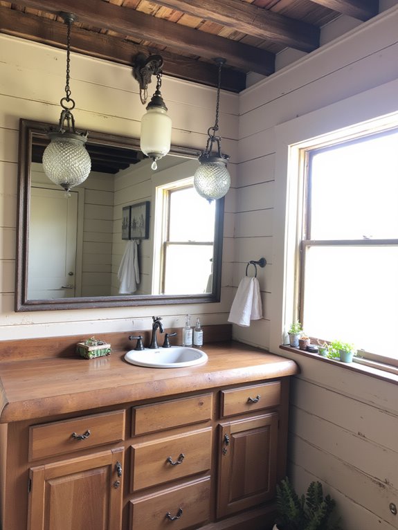 cozy rustic pendant lighting