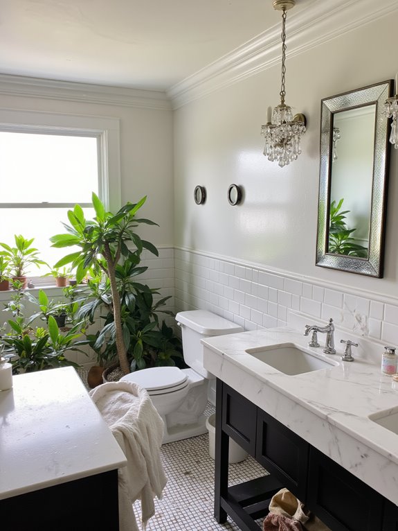 crystal fixtures elevate ambiance