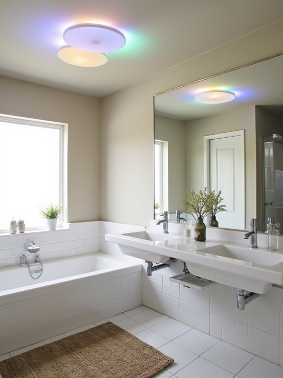 customizable bathroom lighting options