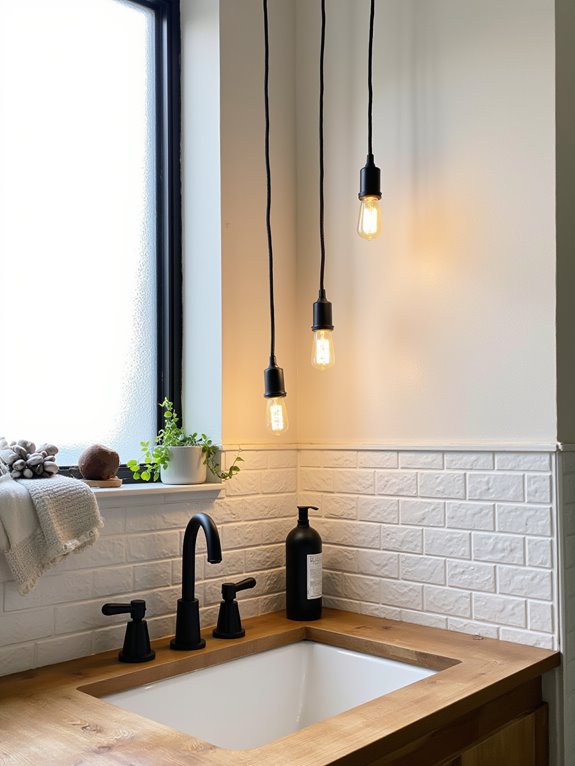 customizable modern bathroom lighting