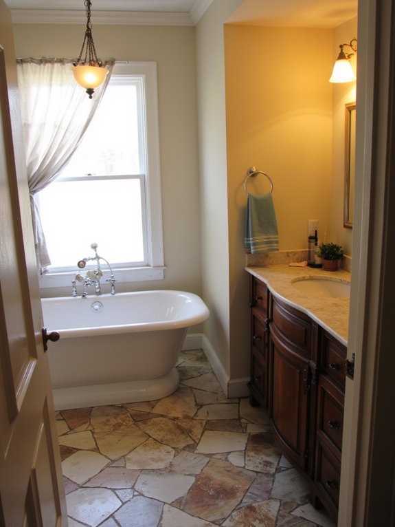 dimmable lights enhance ambiance