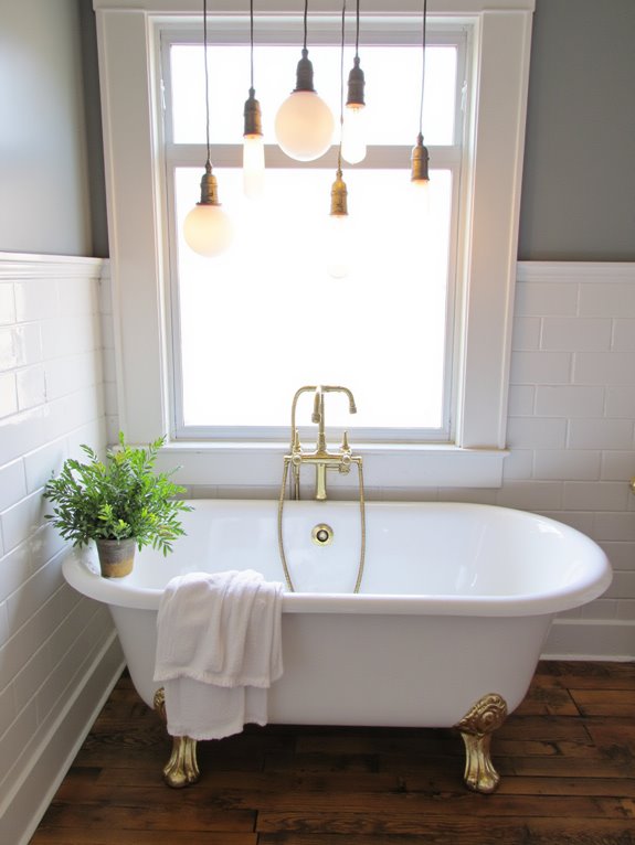 dramatic clustered pendant lights