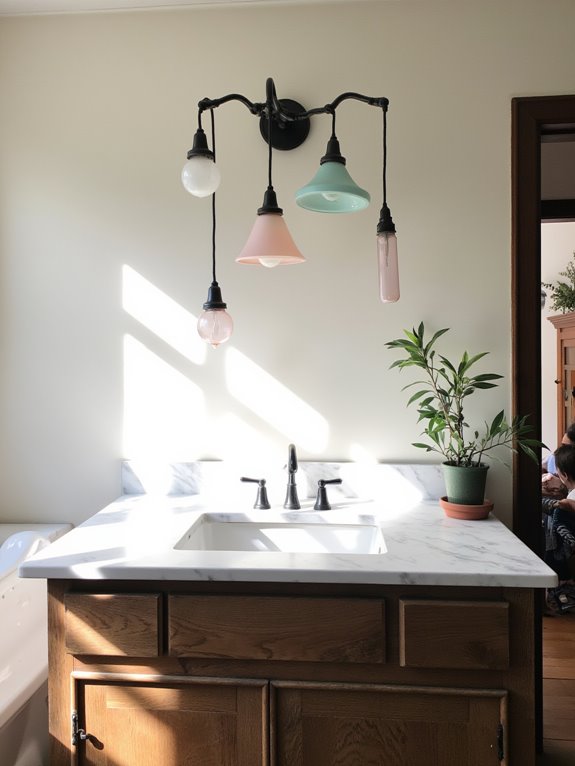 dramatic multi light pendant fixtures