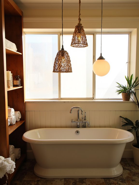 durable stylish bathroom lighting