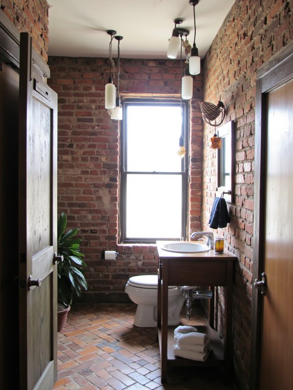 eclectic bathroom pendant lighting