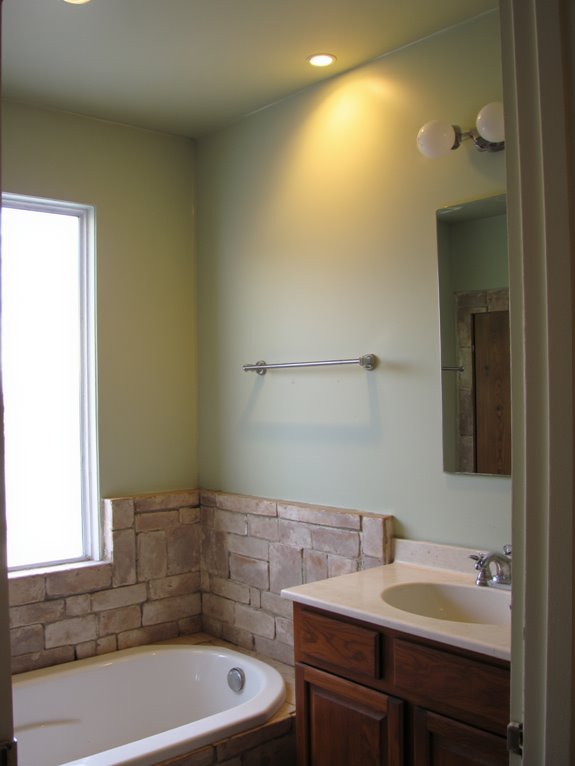 elegant ambient bathroom lighting